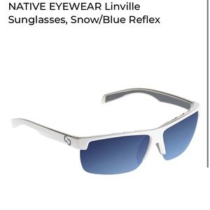 Native Sunglasses Linville Color Snow Blue Lenses